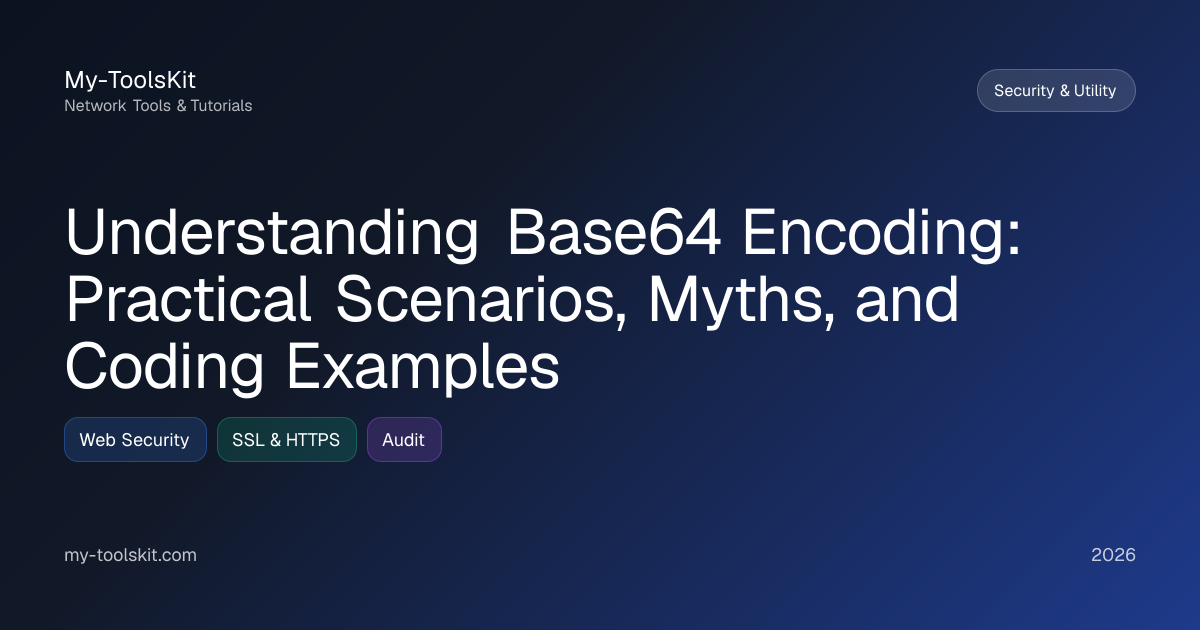 Understanding Base64 Encoding: Practical Scenarios, Myths, and Coding Examples